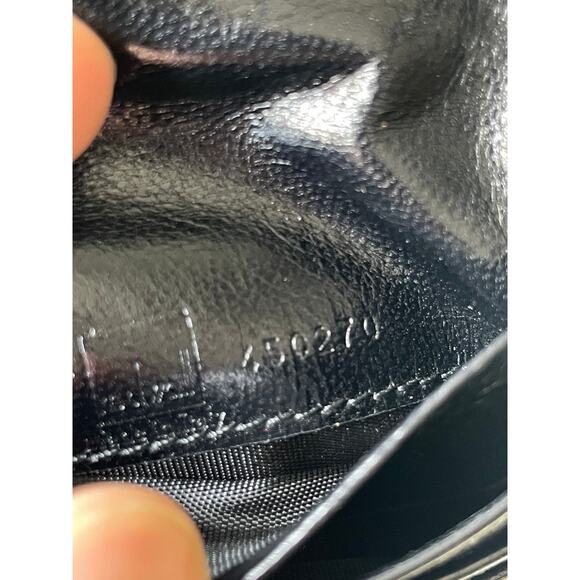 Moschino Leather Wallet Women’s Black Butter Soft Logo Bifold Designer Purse - Picture 6 of 10